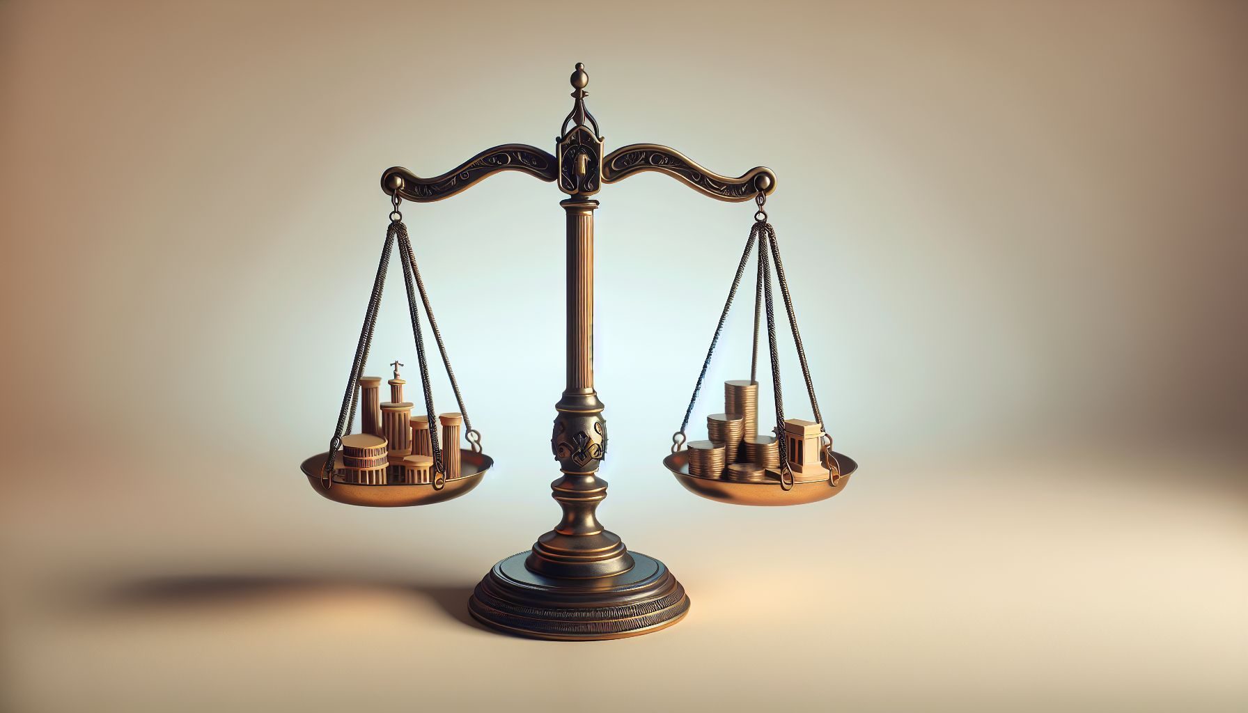 A balanced scale, symbolizing the balancing act businesses need to perform while complying with local regulations and adapting to market dynamics in The Netherlands.